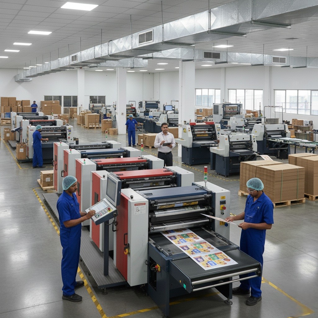Our state-of-the-art printing and packaging facility